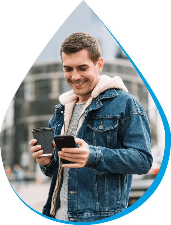 man using phone 1
