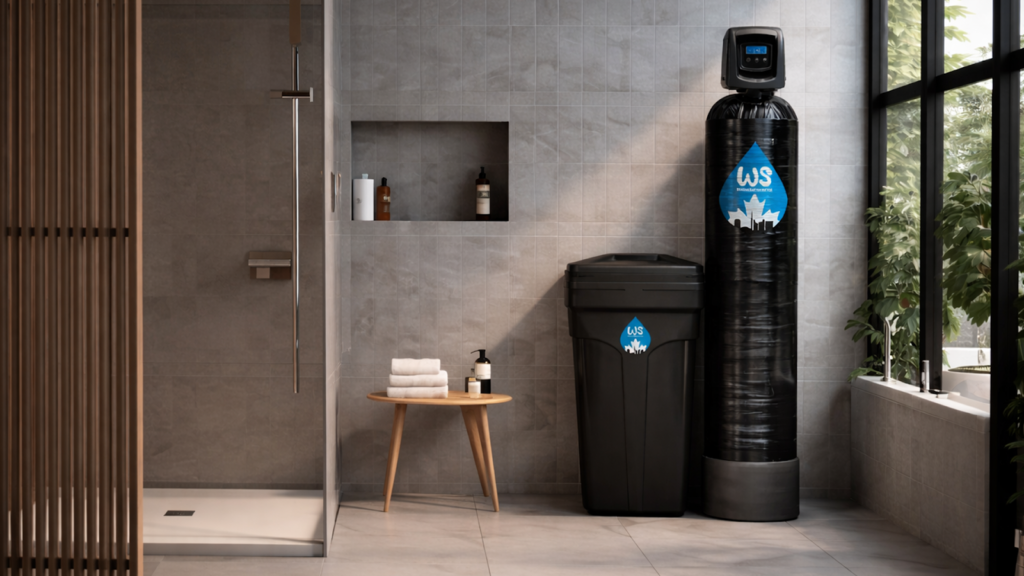 Water Softner in Bathroom