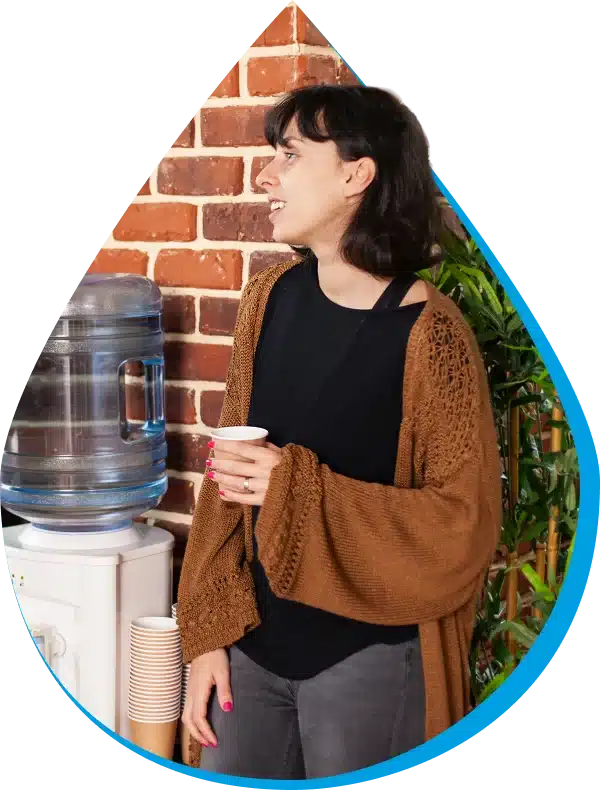 girl drinking water